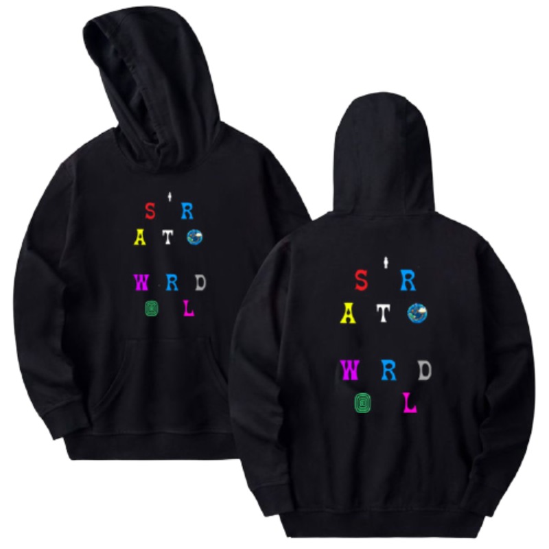 Astroworld Hoodie Colored Letters Astroworld Hoodie Colored Letters