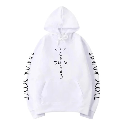 Cactus Jack Travis Scott White Hoodie Cactus Jack Travis Scott White Hoodie