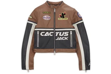 Jordan x Travis Scott Cactus Jack Women's Leather Jacket