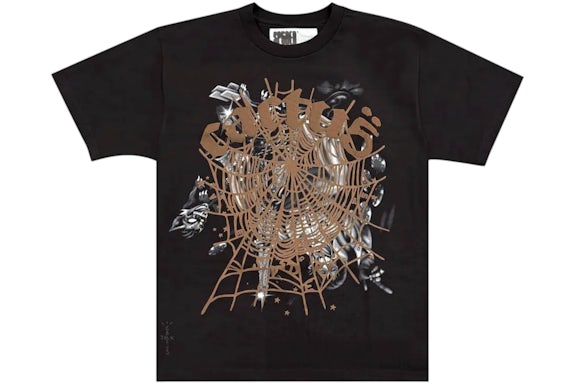 Sp5der x Travis Scott Cactus Jack Airbrush T-shirt Sp5der x Travis Scott Cactus Jack Airbrush T-shirt