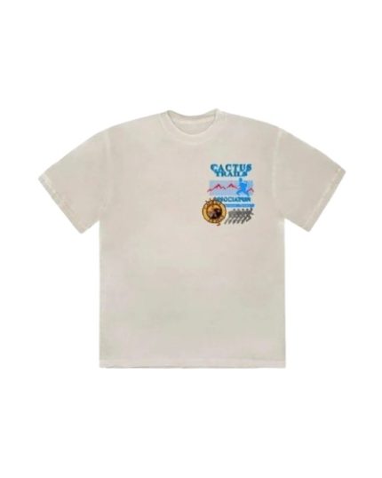 TRAVIS SCOTT CACTUS TRAILS ASSN TEE CREAM