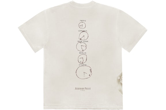 Travis Scott CJ x Audemars Piguet Time Zones Tee Travis Scott CJ x Audemars Piguet Time Zones Tee