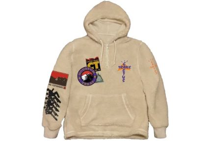Travis Scott Cactus Trails Half Zip Sherpa Hoodie