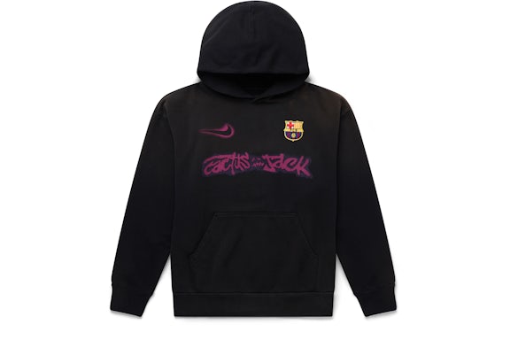 Travis Scott x Nike x FC Barcelona Spray Logo Hoodie Travis Scott x Nike x FC Barcelona Spray Logo Hoodie