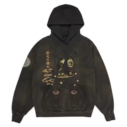 Travis Scott Cactus Jack x Takashi Murakami Hollow Hoodie - Brown