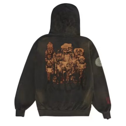 Travis Scott Cactus Jack x Takashi Murakami Hollow Hoodie - Brown