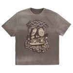 Travis Scott Cactus Jack x Takashi Murakami Melted Utopia Dream Zodiac Tee - Brown