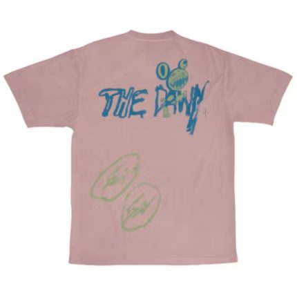 Travis Scott Cactus Jack x Fragment x Takashi Murakami The Dawn Tee - Pink