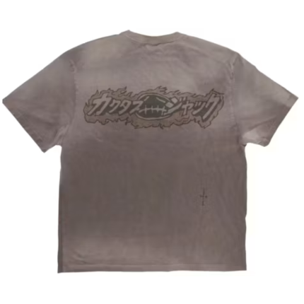 Travis Scott Cactus Jack x Takashi Murakami Melted Utopia Dream Zodiac Tee - Brown