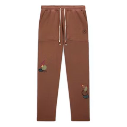 Travis Scott x Jordan Fleece Pants - Archaeo Brown